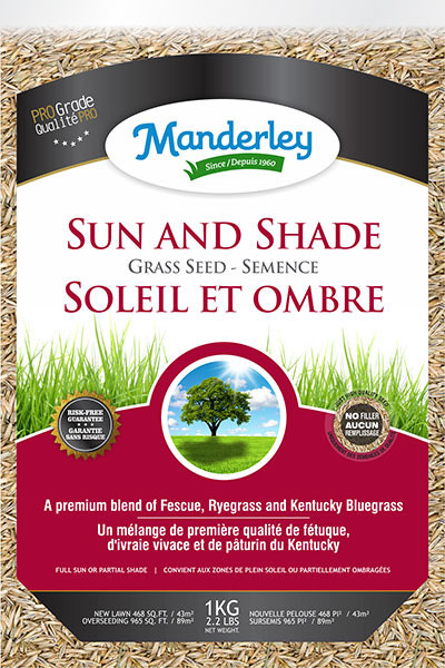 Manderly Sun/Shade Grass Seed<br/> (1 kg)