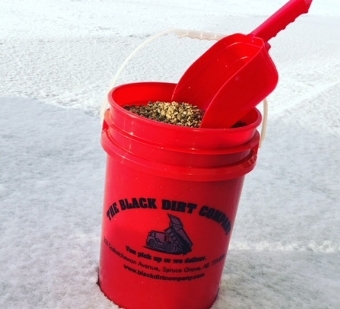 Sanding Chip Pail w/scoop